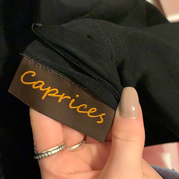 Caprices black and gold dress - Picture 6 of 9